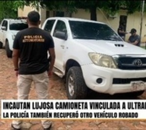 Incautan lujosa camioneta vinculada con A Ultranza Py - Paraguay.com
