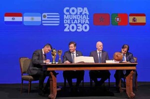 Firman acta que inicia la organización de la Copa del Mundo 2030 en Sudamérica | DIARIO PRIMERA PLANA