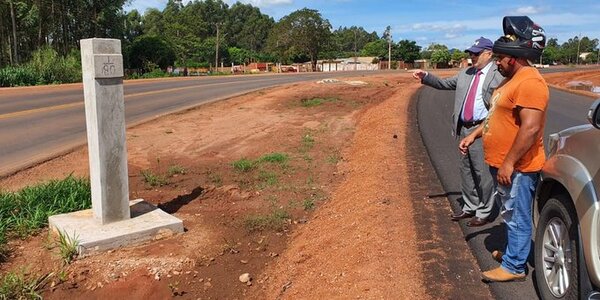 Brasil ensanchó su ruta y derribó dos hitos paraguayos, Cancillería reclama