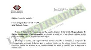 Fiscalía y querella solicitan rechazo a excepción de incompetencia planteado por exabogado de RGD