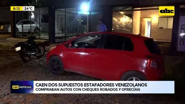 Video: Caen dos supuestos estafadores venezolanos - ABC Noticias - ABC Color