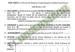 Imparten orden de captura sobre exfiscal Patricia Filippi 