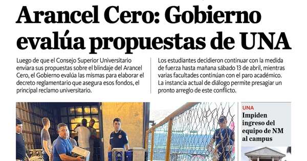 La Nación / LN PM: edición mediodía del 12 de abril