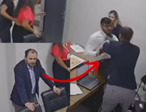 DE MANERA COBARDE EL JORGE BOGARÍN AGREDIÓ AL PRESIDENTE DEL TEI 