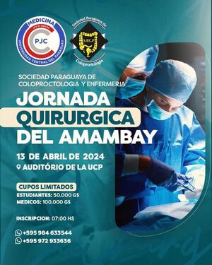 Se viene la Jornada Quirúrgica del Amambay en la filial de la UCP en Pedro Juan Caballero