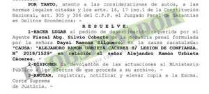 Desestiman denuncia contra Alejandro Urbieta, por supuesta venta irregular de tierras