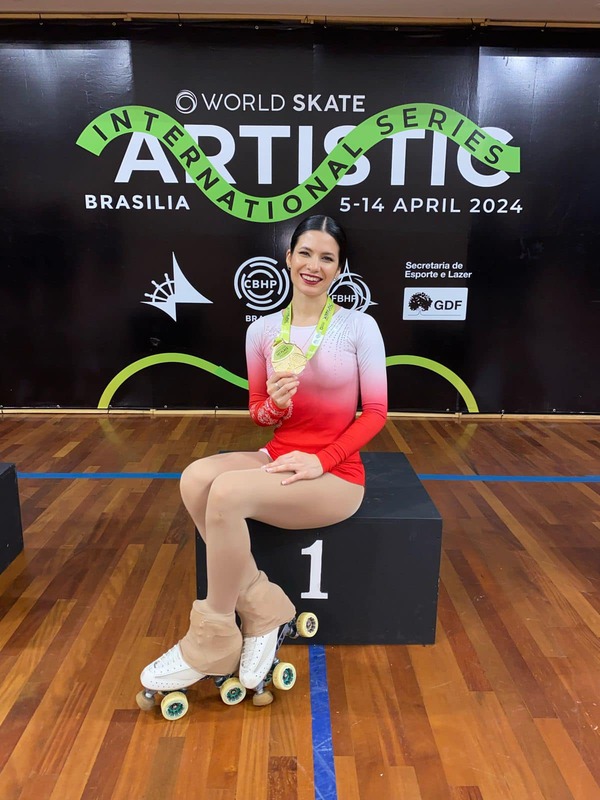 Patinadora esteña es flamante campeona en el AIS Brasilia - La Clave