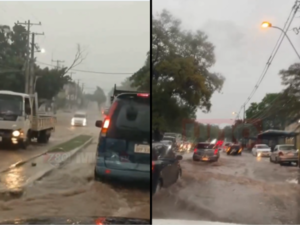 (VIDEO). Fuerte temporal en Asunción y Central: Piden precaución al transitar