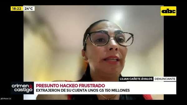 Video: testimonio de la víctima de un presunto hackeo frustrado de unos G. 150 millones - Crimen y castigo - ABC Color