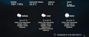 Las lluvias dispersas y con tormentas continúan en gran parte del país - La Tribuna