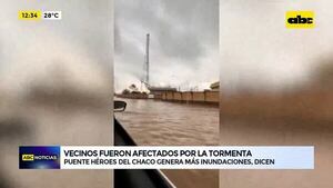 Video: Inundaciones en inmediaciones del puente Héroes del Chaco - ABC Noticias - ABC Color