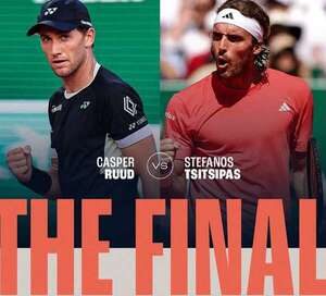 Djokovic y Sinner caen en ‘semis’ de Montecarlo, Ruud-Tsitsipas la final - Tenis - ABC Color
