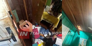 VIOLENTARON UN TECHO Y PERPETRARON HURTO EN VIVIENDA DE ENCARNACIÓN - Itapúa Noticias