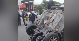 Accidente sobre la avenida Eusebio Ayala dejó una víctima fatal y tres heridos