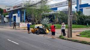 Una mujer murió y tres personas resultaron heridas en un fuerte choque en Asunción - Megacadena - Diario Digital