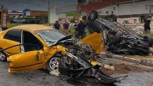 Terrible accidente: Una persona pierde la vida tras choque en la avenida Eusebio Ayala - trece
