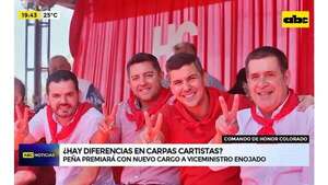 ¿Hay diferencias en carpas cartistas?: Peña premiará con nuevo cargo a viceministro enojado - ABC Noticias - ABC Color