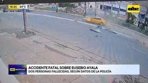 Video: fatal accidente de tránsito sobre la avenida Eusebio Ayala - ABC Noticias - ABC Color