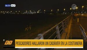 Pescadores hallaron un cadáver en la Costanera de Asunción | Telefuturo