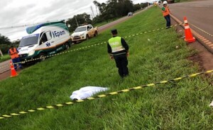 Minga Guazú: Hombre muere arrollado en el km 24,5