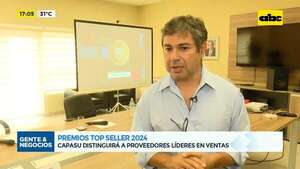 Capasu presentó los premios Top Seller  - ABC TV - ABC Color