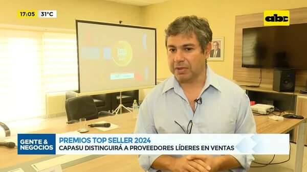 Capasu presentó los premios Top Seller - ABC TV - ABC Color