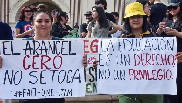 Estudiantes se mantienen firmes y más sectores se suman - San Lorenzo Hoy