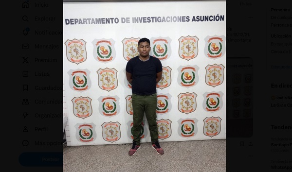 Exfutbolista ecuatoriano con orden de captura por homicidio es detenido en Paraguay