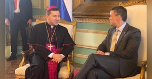  Nuevo nuncio apostólico presentó credenciales al presidente Peña