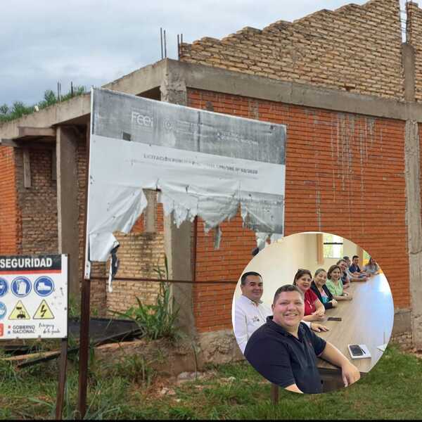 Otra obra del MEC abandonada en Pedro Juan Caballero