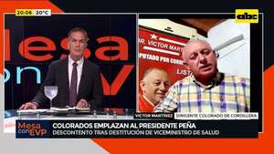 Video: colorados descontentos con Santiago Peña por destituir a viceministro - Mesa de Periodistas - ABC Color