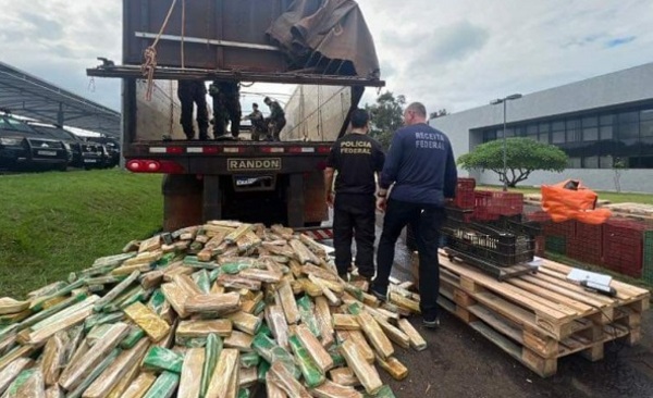 Incautan tres toneladas de marihuana en Puente de la Amistad