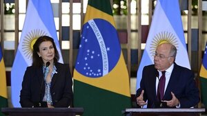 De qué habló la canciller argentina con su par de Brasil en la primera visita oficial al país