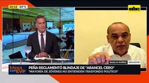 Núñez: ‘’Hay intenciones políticas por detrás de defender el supuesto blindaje del Arancel Cero’' - Mesa de Periodistas - ABC Color