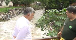 La Nación / Unas 250 familias fueron afectadas por las inundaciones en Mariano Roque Alonso