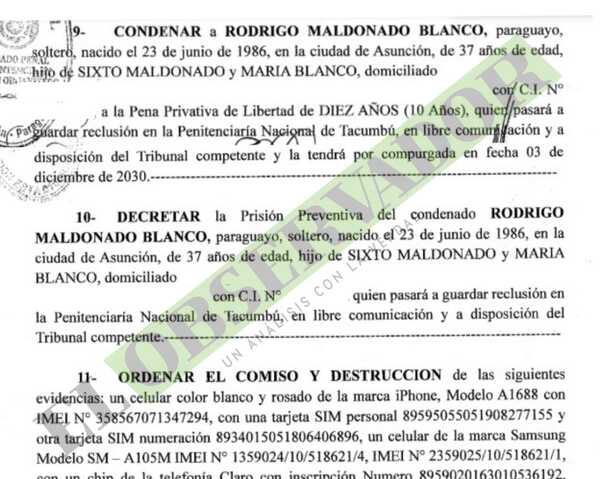 Delación permite llegar a responsable de carga de cocaína y su posterior condena 