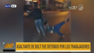 Asaltante de Bolt fue detenido por los trabajadores en CDE | Telefuturo