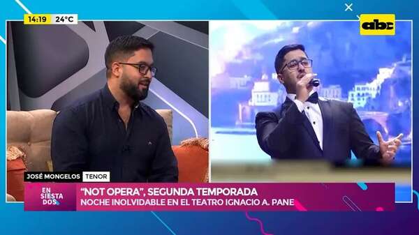 Video: el tenor José Mongelós promete una noche inolvidable - Ensiestados - ABC Color