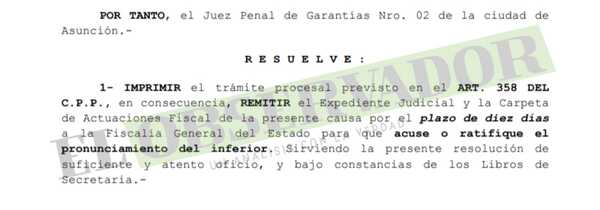 Imprimen trámite de oposición a nuevo sobreseimiento en caso Mocipar