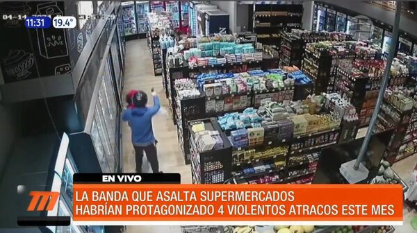 La banda que asalta supermercados sigue libre | Telefuturo