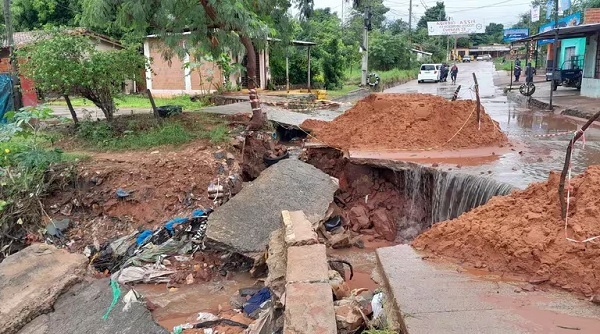 Colapso de puente afecta a vecinos de San Antonio y Ñemby