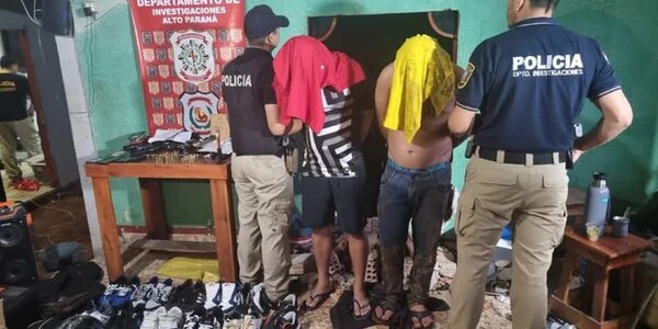 Detienen a acusados de perpetrar asaltos y asesinar a un guardia en Alto Paraná