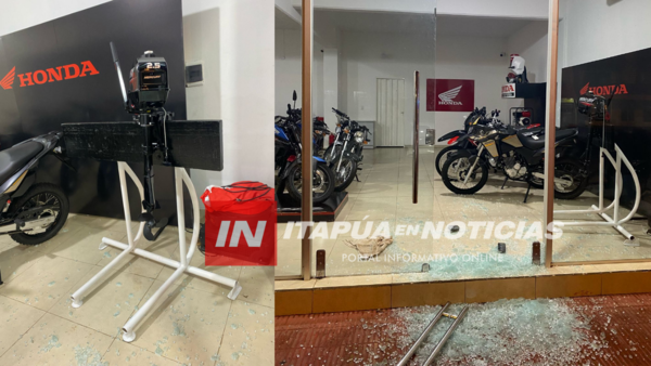 HURTARON MOTOR FUERA DE BORDA EN EL CENTRO DE ENCARNACIÓN - Itapúa Noticias