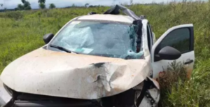 Ponta Porã: Pieza de camión golpea auto y mata a ingeniero en MS-164