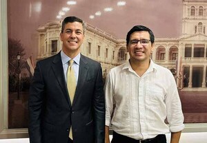 Gobernador de Alto Paraná coordinó acciones para el décimo departamento en reunión con Santiago Peña | DIARIO PRIMERA PLANA