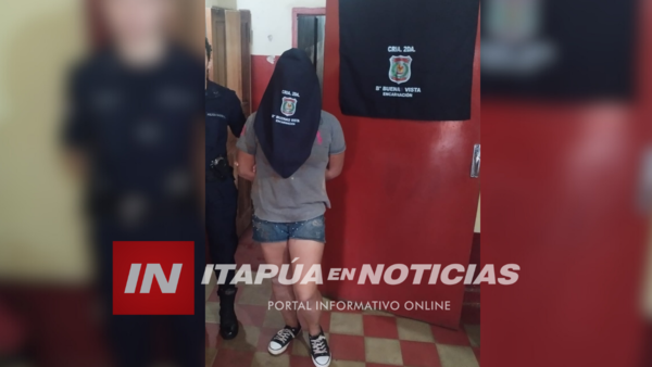 MUJER TRAS LAS REJAS POR SUPUESTO INTENTO DE HURTO EN DOMICILIO DE ENCARNACIÓN - Itapúa Noticias