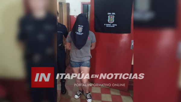 MUJER TRAS LAS REJAS POR SUPUESTO INTENTO DE HURTO EN DOMICILIO DE ENCARNACIÓN  - Itapúa Noticias