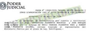 Se suspendió audiencia de imposición de medidas de Miguel Prieto 