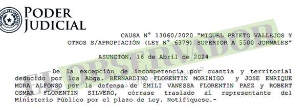 Se suspendió audiencia de imposición de medidas de Miguel Prieto 