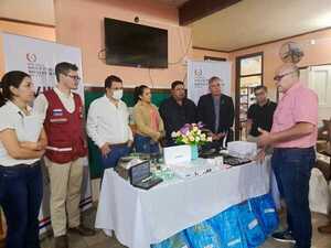 Entregaron equipamientos e insumos de gran valor en San Pedro del Paraná